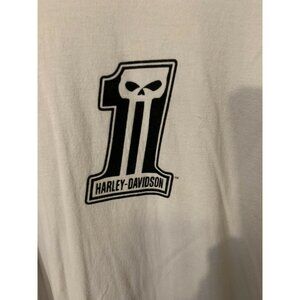 Harley Davidson Men’s Sz XL No 1‎ Skull t shirt Harley Skull #1 Rare Vtg